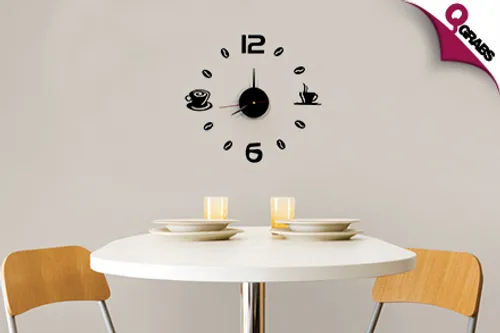 From QR29 Control Time with DIY 3D Wall Clocks - Choose from Different Styles & Colors! (Up to QR260 Value)